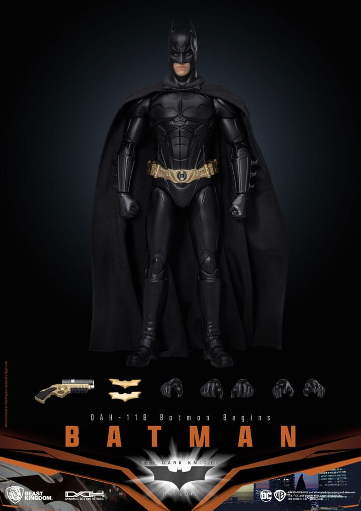 DC Comics figurine Dynamic Action Heroes 1/9 Batman (Batman Begins) 21 cm