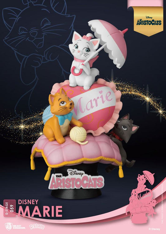 Disney Classic Animation Series diorama PVC D-Stage Marie 15 cm