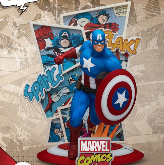 Marvel Comics diorama PVC D-Stage Captain America 16 cm