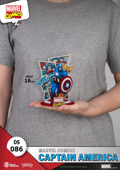 Marvel Comics diorama PVC D-Stage Captain America 16 cm