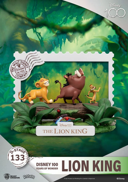Disney 100 Years of Wonder : Diorama PVC Le Roi Lion 10 cm