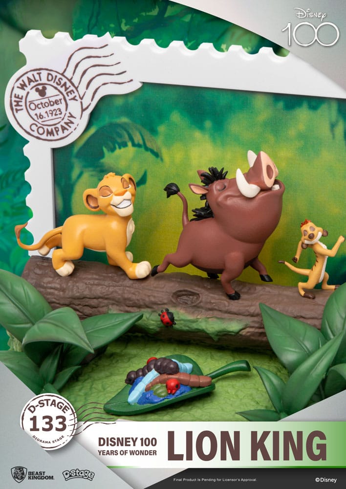 Disney 100 Years of Wonder : Diorama PVC Le Roi Lion 10 cm