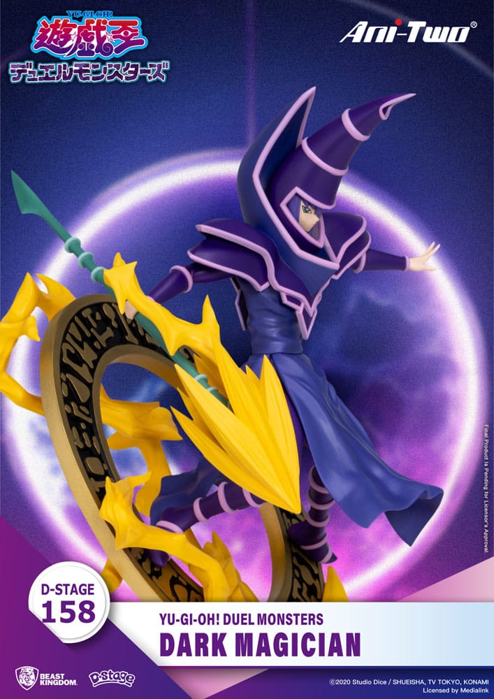 Yu-Gi-Oh! Duel Monsters D-Stage PVC Diorama Magicien Noir 15 cm