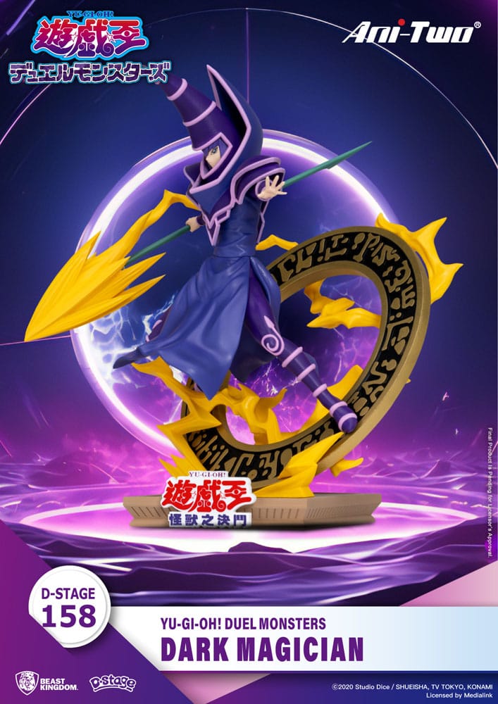 Yu-Gi-Oh! Duel Monsters D-Stage PVC Diorama Magicien Noir 15 cm