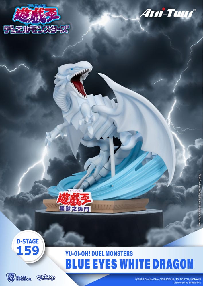 Yu-Gi-Oh! Duel Monsters D-Stage PVC Diorama Blue Eyes White Dragon 15 cm