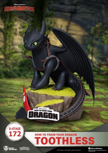 Statuette Diorama en PVC Dragons D-Stage Krokmou 14 cm