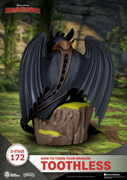 Statuette Diorama en PVC Dragons D-Stage Krokmou 14 cm