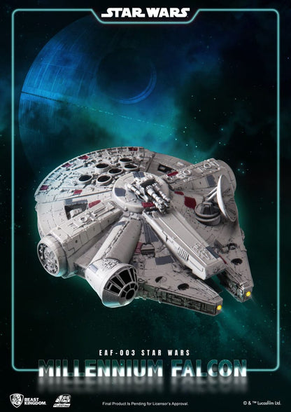 Star Wars diorama lumineux Egg Attack Millennium Falcon Floating Ver. 13 cm