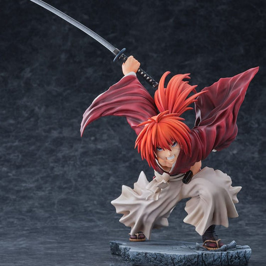 Rurouni Kenshin: Meiji Kenkaku Romantan Kyoto Douran statuette PVC 1/6 Kenshin Himura Dragon Flight of Heaven Ver. 26 cm
