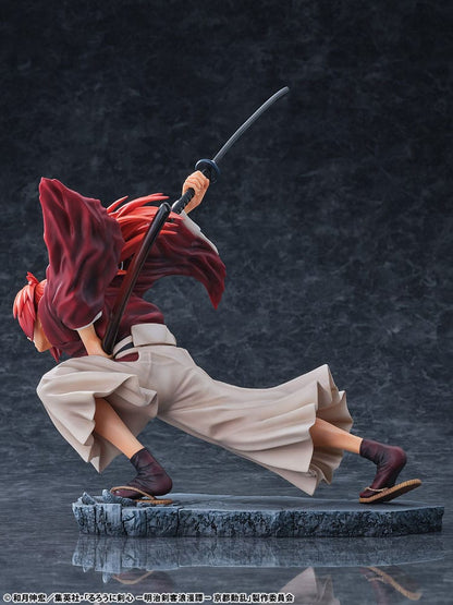 Rurouni Kenshin: Meiji Kenkaku Romantan Kyoto Douran statuette PVC 1/6 Kenshin Himura Dragon Flight of Heaven Ver. 26 cm