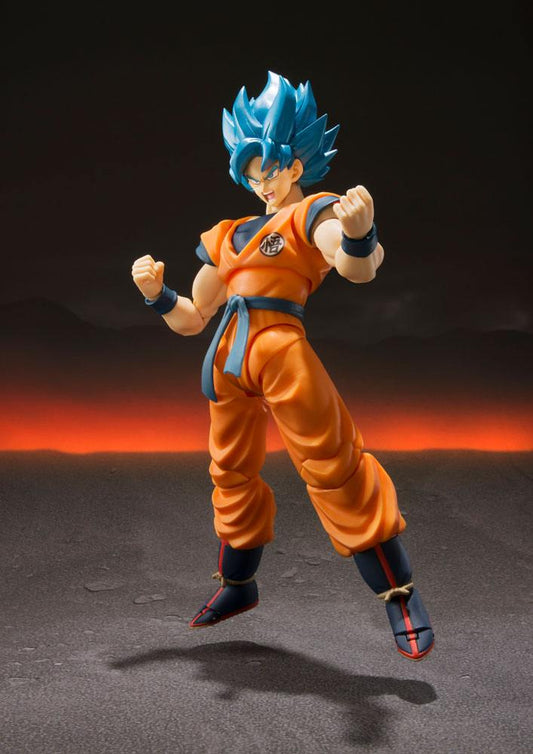 Dragon Ball Super Broly figurine S.H. Figuarts Super Saiyan God Super Saiyan Goku Super 14 cm