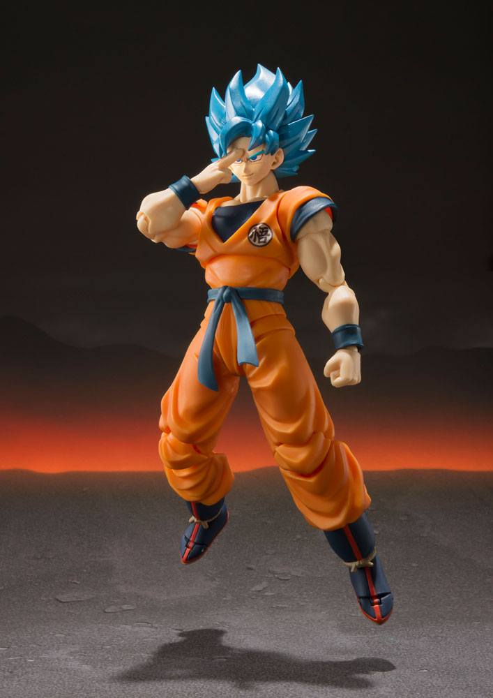 Dragon Ball Super Broly figurine S.H. Figuarts Super Saiyan God Super Saiyan Goku Super 14 cm