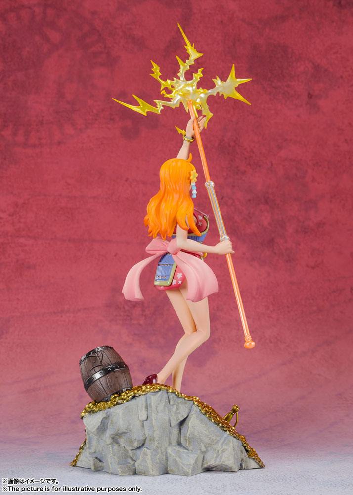 One Piece statuette PVC FiguartsZERO Nami by Eiichiro Oda WT100 Daikaizoku Hyakkei 28 cm