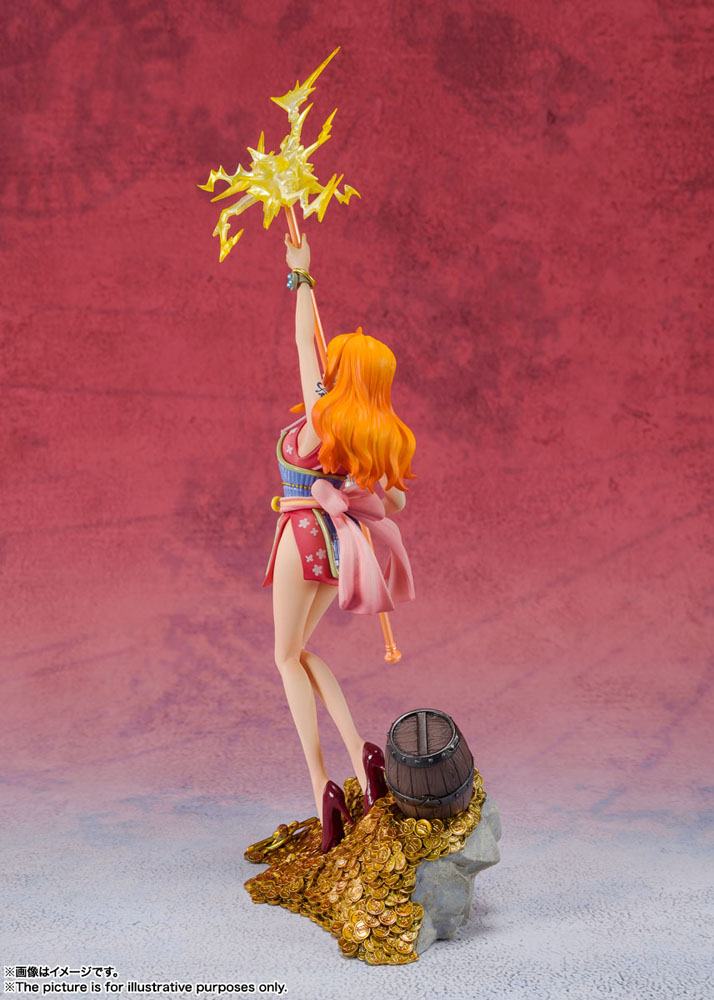 One Piece statuette PVC FiguartsZERO Nami by Eiichiro Oda WT100 Daikaizoku Hyakkei 28 cm