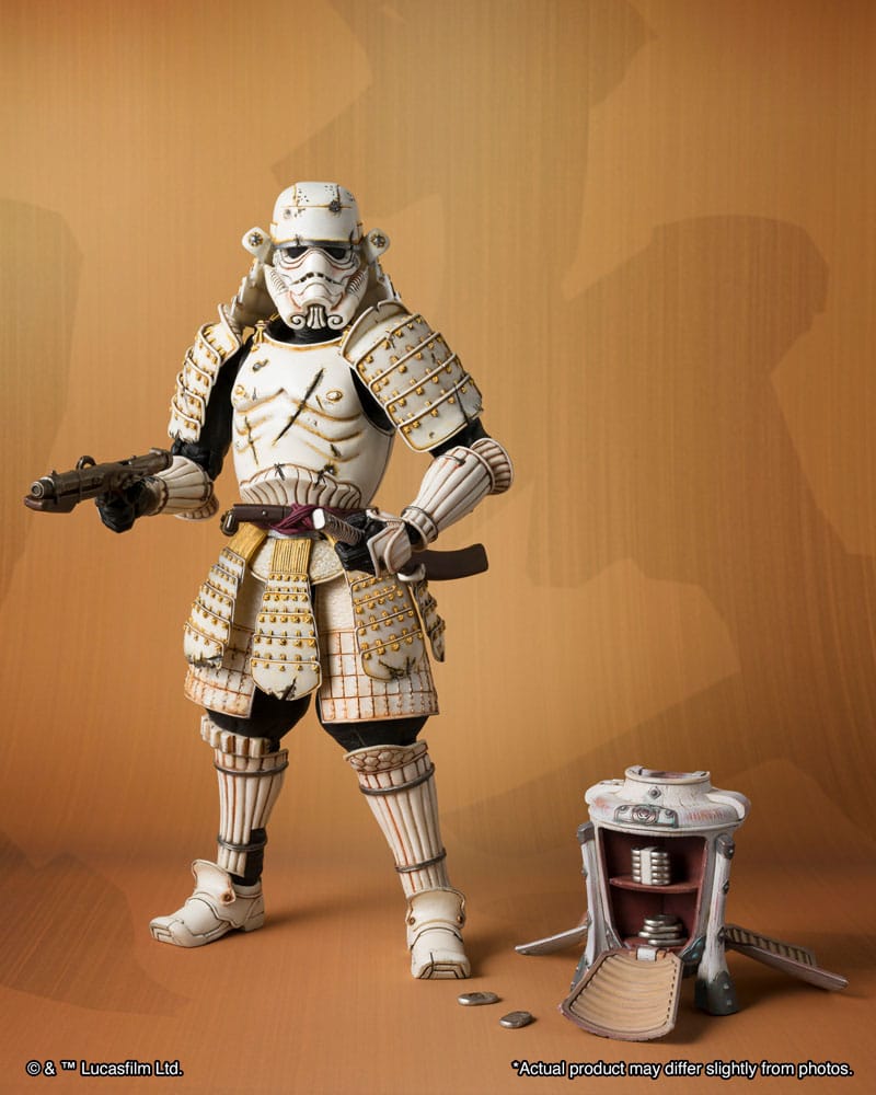 Star Wars: The Mandalorian : Figurine Meisho Movie Realization Ashigaru Stormtrooper (Remnant) 18 cm