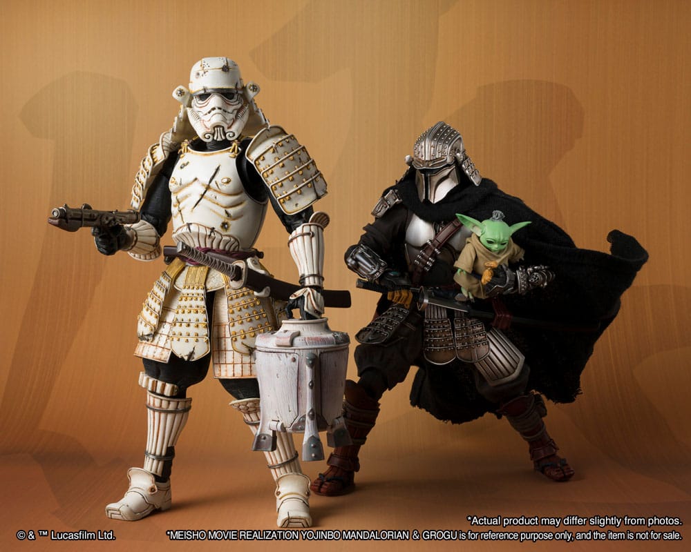 Star Wars: The Mandalorian : Figurine Meisho Movie Realization Ashigaru Stormtrooper (Remnant) 18 cm