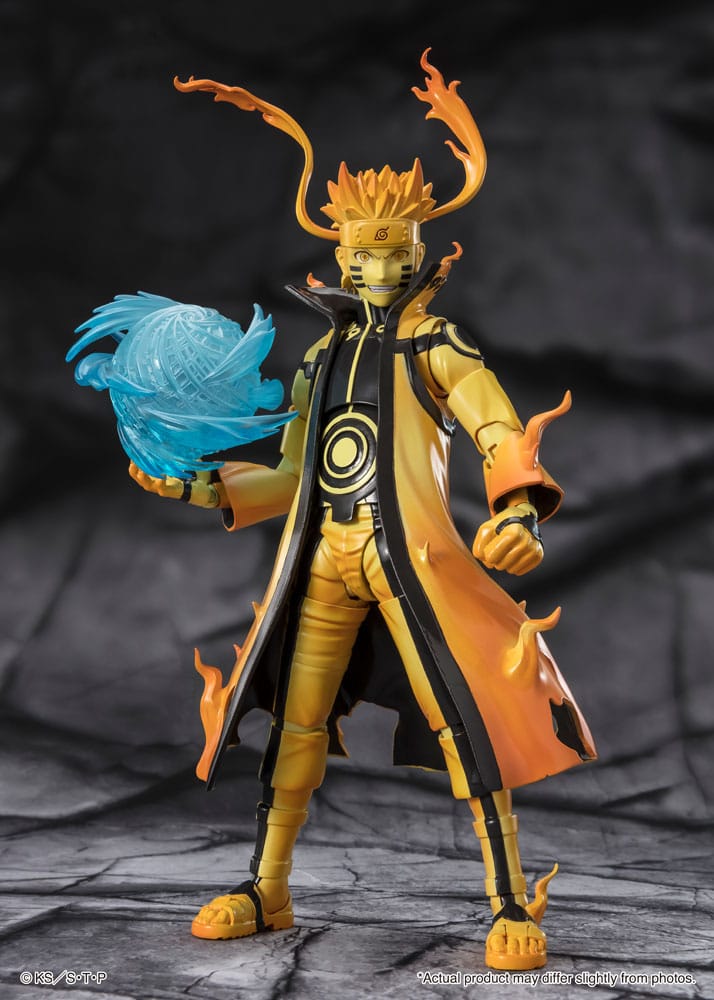 Naruto figurine S.H. Figuarts Naruto Uzumaki (Kurama Mode) - 15 cm