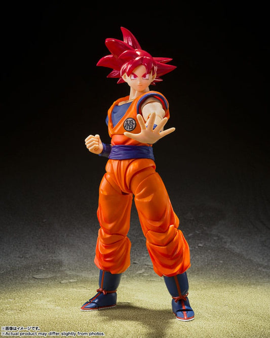 Dragon Ball Super figurine S.H. Figuarts Super Saiyan God Son Goku 14 cm