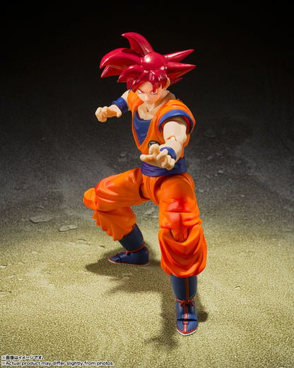 Dragon Ball Super figurine S.H. Figuarts Super Saiyan God Son Goku 14 cm