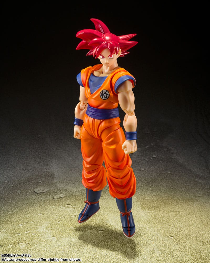 Dragon Ball Super figurine S.H. Figuarts Super Saiyan God Son Goku 14 cm