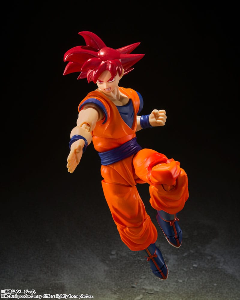 Dragon Ball Super figurine S.H. Figuarts Super Saiyan God Son Goku 14 cm