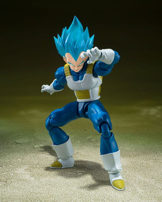 Dragon Ball Super figurine S.H. Figuarts Super Saiyan God Super Saiyan Vegeta -Unwavering Saiyan Pride- 14 cm