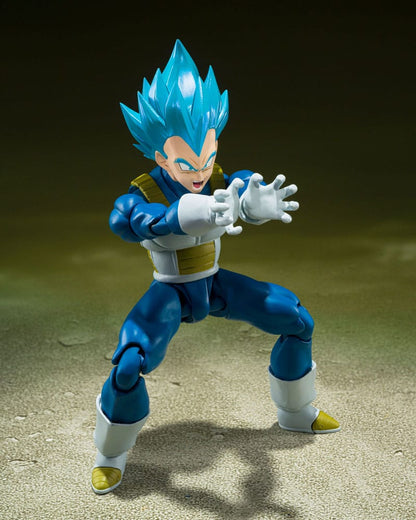 Dragon Ball Super figurine S.H. Figuarts Super Saiyan God Super Saiyan Vegeta -Unwavering Saiyan Pride- 14 cm