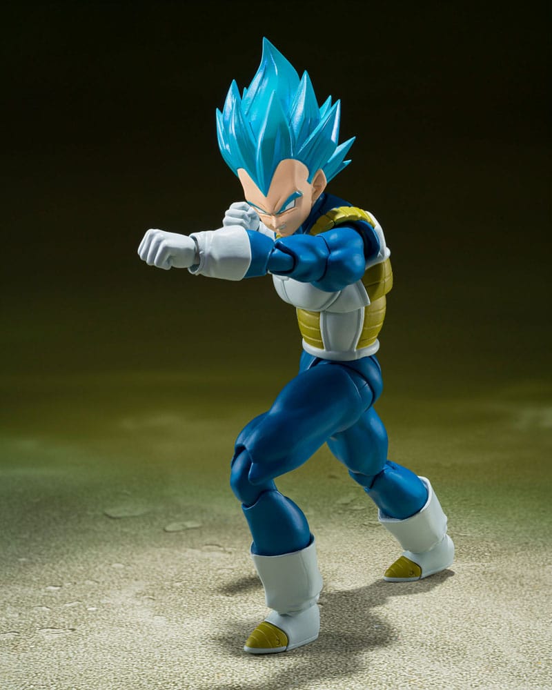 Dragon Ball Super figurine S.H. Figuarts Super Saiyan God Super Saiyan Vegeta -Unwavering Saiyan Pride- 14 cm