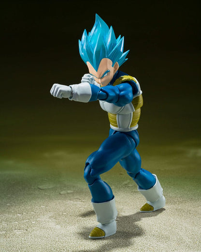 Dragon Ball Super figurine S.H. Figuarts Super Saiyan God Super Saiyan Vegeta -Unwavering Saiyan Pride- 14 cm