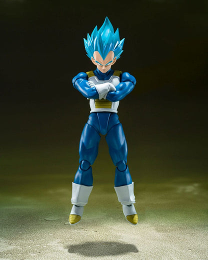 Dragon Ball Super figurine S.H. Figuarts Super Saiyan God Super Saiyan Vegeta -Unwavering Saiyan Pride- 14 cm