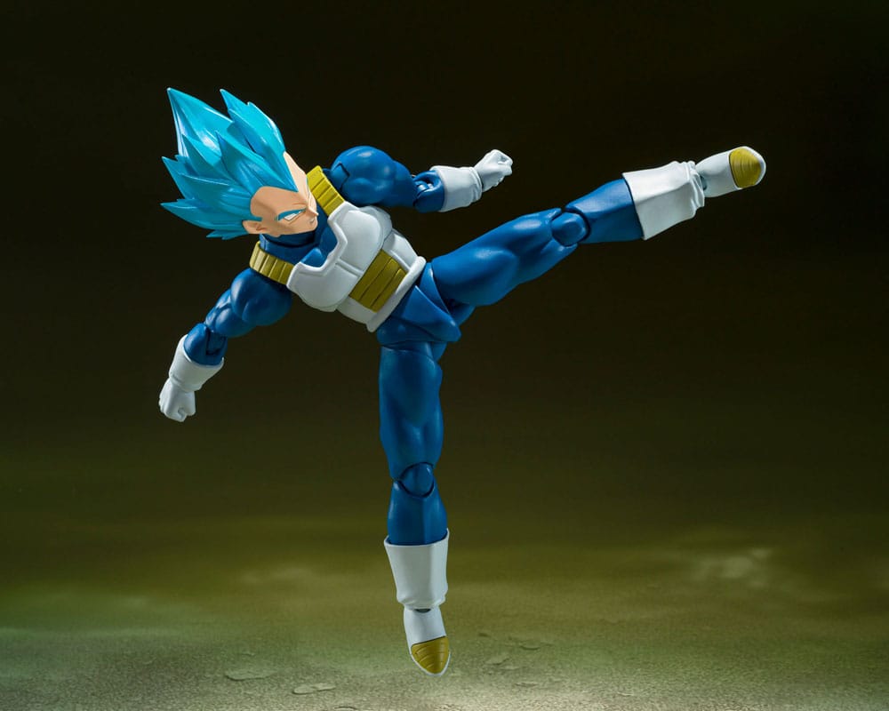 Dragon Ball Super figurine S.H. Figuarts Super Saiyan God Super Saiyan Vegeta -Unwavering Saiyan Pride- 14 cm