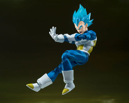 Dragon Ball Super figurine S.H. Figuarts Super Saiyan God Super Saiyan Vegeta -Unwavering Saiyan Pride- 14 cm