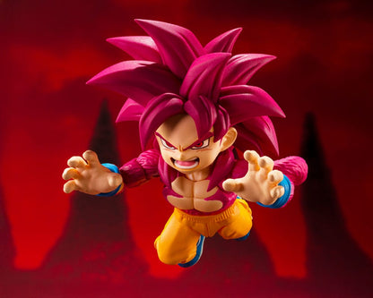 Figurine Dragon Ball Daima SHFiguarts Super Saiyan Niveau 4 Son Goku (mini) 8 cm