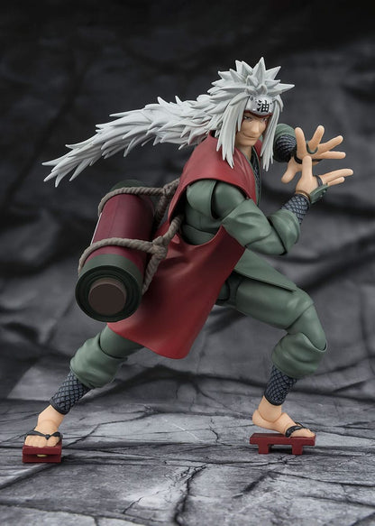 Figurine Naruto SHFiguarts Jiraiya Hidden Leaf Heroic Master Sage (Set Mode Sage) 17 cm