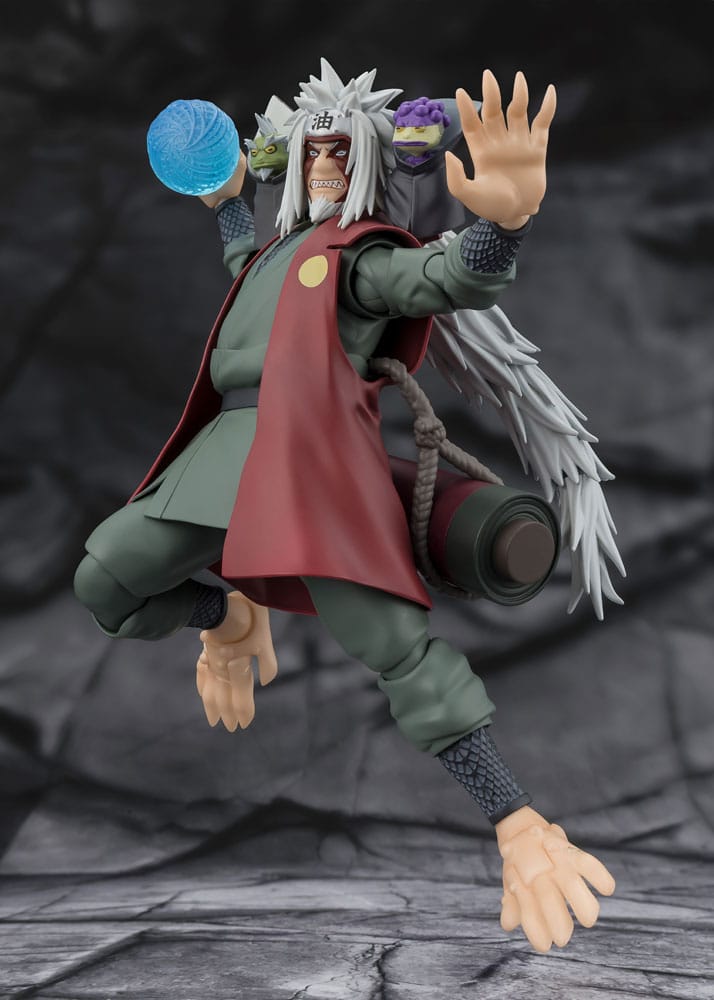 Figurine Naruto SHFiguarts Jiraiya Hidden Leaf Heroic Master Sage (Set Mode Sage) 17 cm