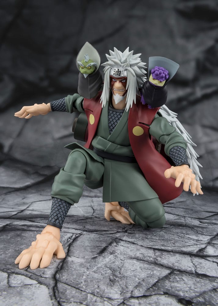 Figurine Naruto SHFiguarts Jiraiya Hidden Leaf Heroic Master Sage (Set Mode Sage) 17 cm