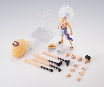 Figurine One Piece SHFiguarts Monkey D. Luffy Gear 5 -Future Island Egghead- 15 cm