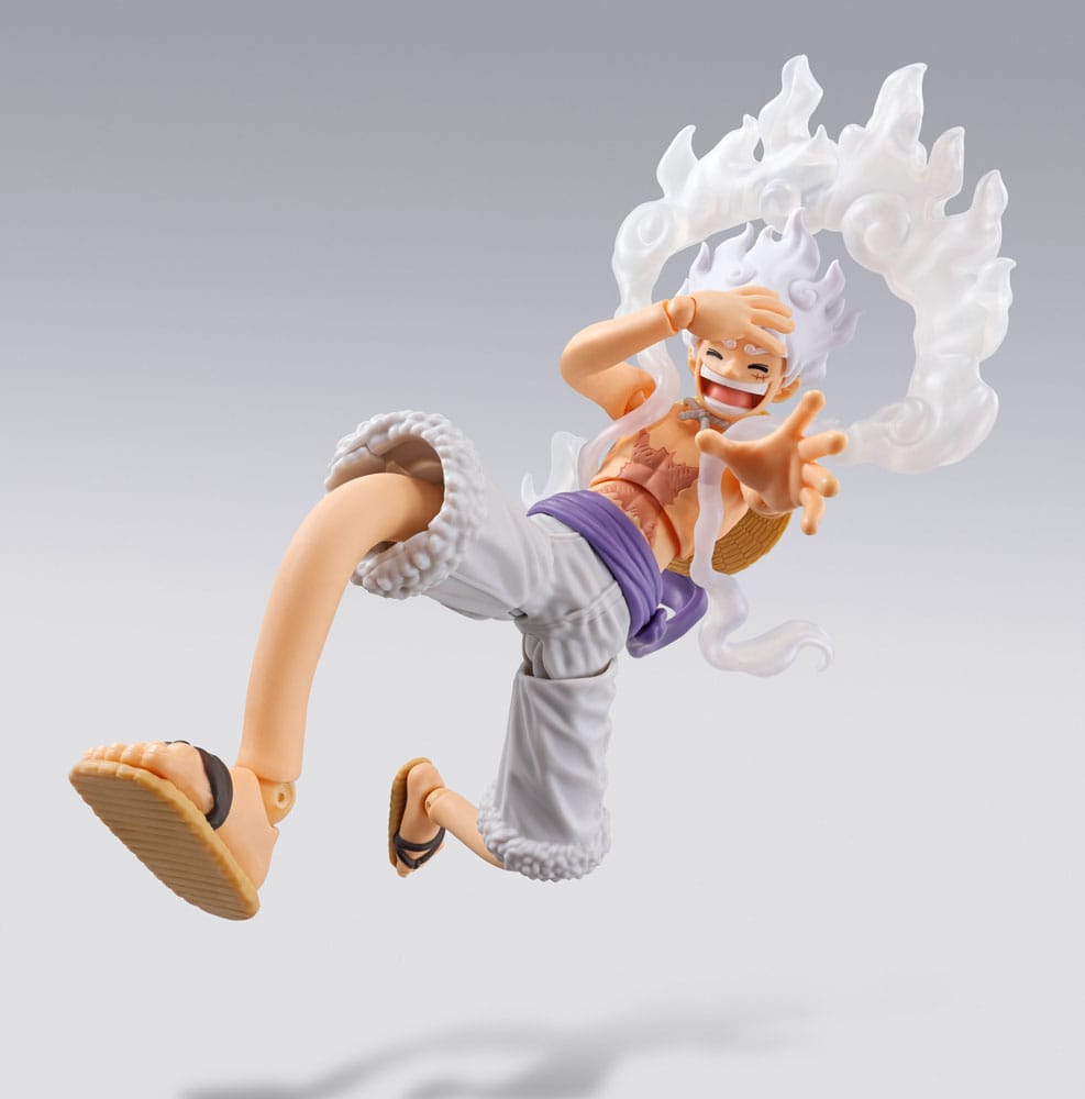 Figurine One Piece SHFiguarts Monkey D. Luffy Gear 5 -Future Island Egghead- 15 cm