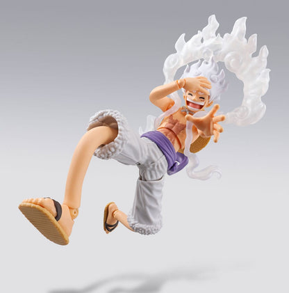 Figurine One Piece SHFiguarts Monkey D. Luffy Gear 5 -Future Island Egghead- 15 cm
