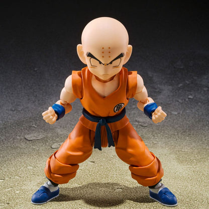 Figurine Dragon Ball SHFiguarts Krillin Le vieil ami de Son Goku 11 cm