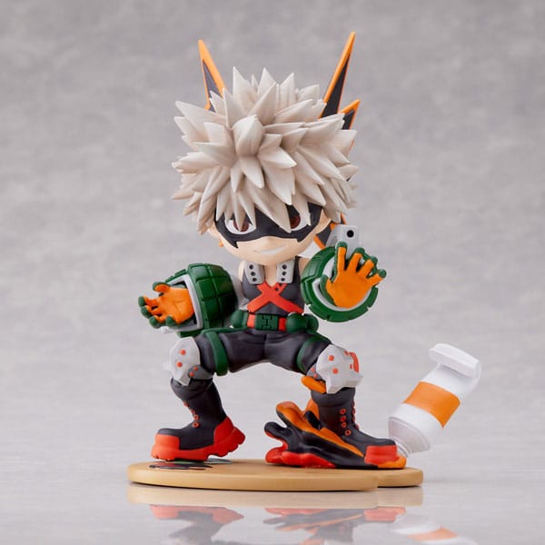 My Hero Academia : Statuette Izuku Midoriya, Katsuki Bakugo & Shoto Todoroki 11 cm