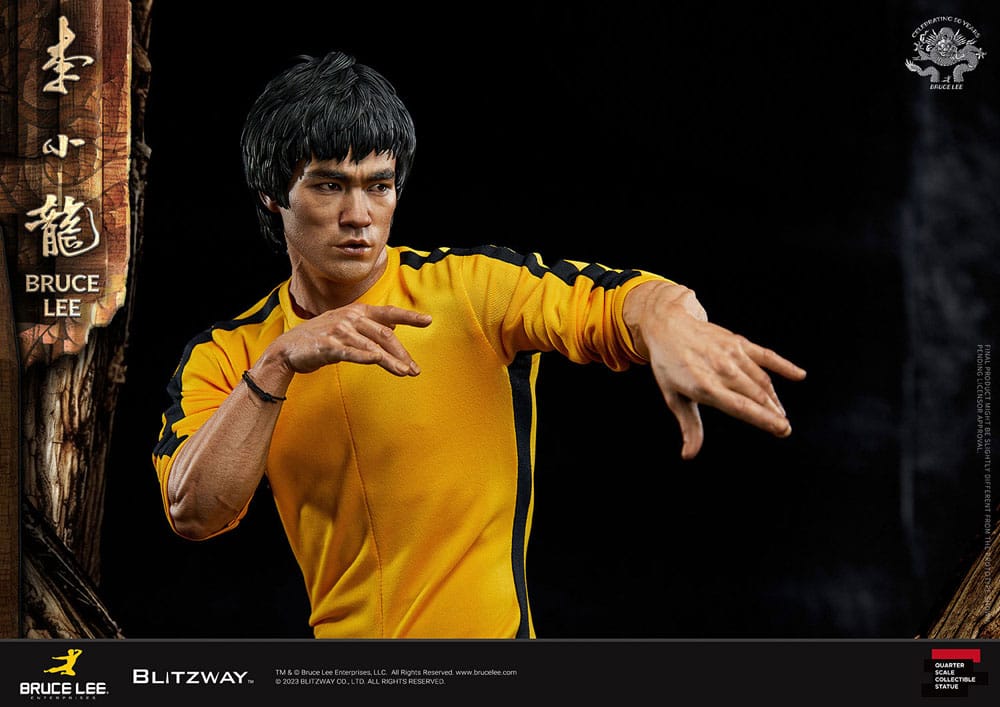 Bruce Lee : Statuette 1/4 50th Anniversaire Tribute 55 cm
