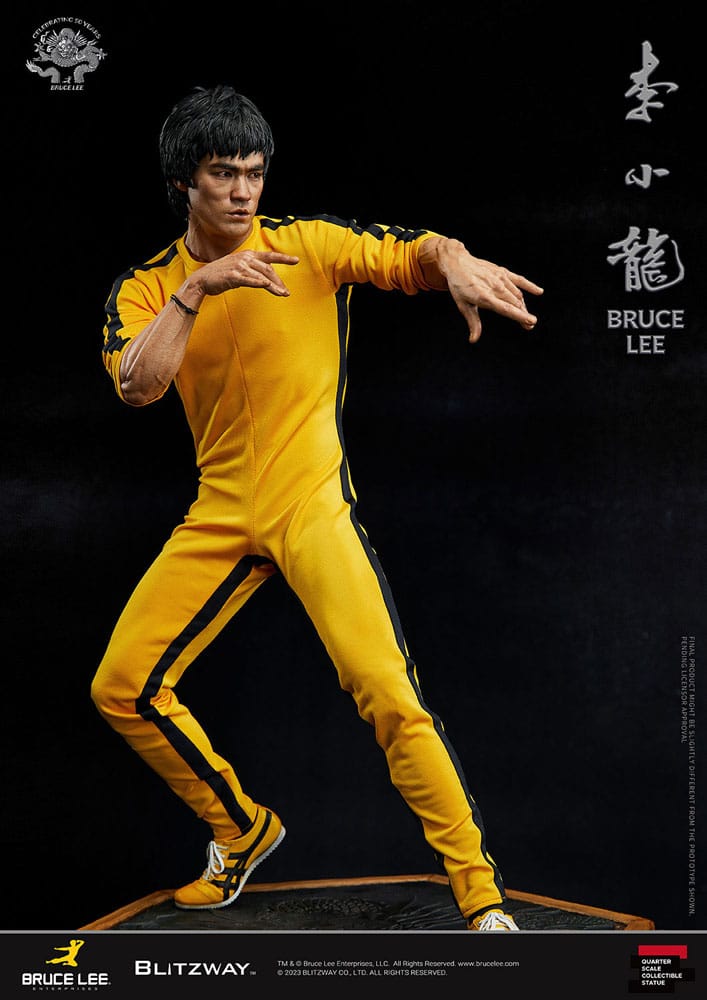 Bruce Lee : Statuette 1/4 50th Anniversaire Tribute 55 cm
