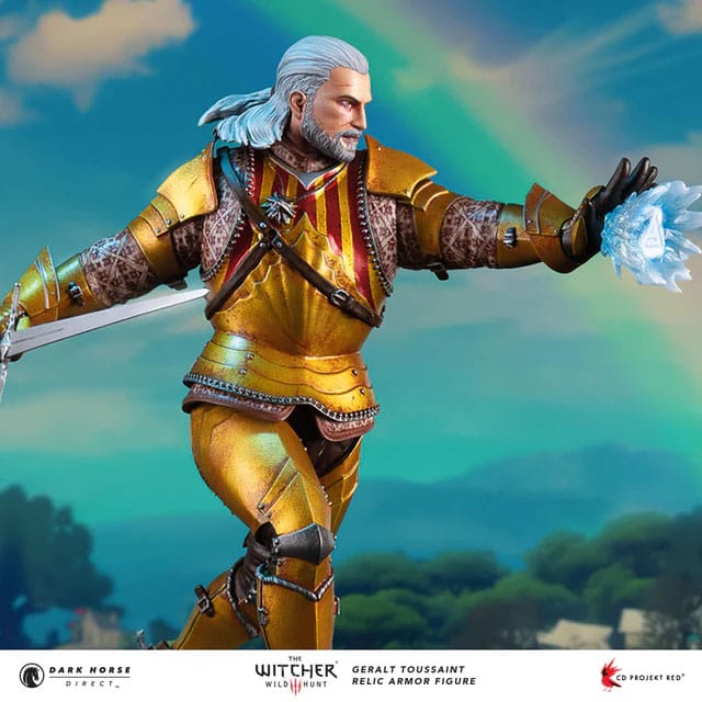 The Witcher 3 statuette PVC Geralt Toussaint Relic Armor 20 cm