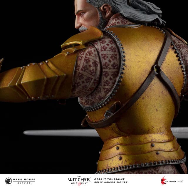 The Witcher 3 statuette PVC Geralt Toussaint Relic Armor 20 cm