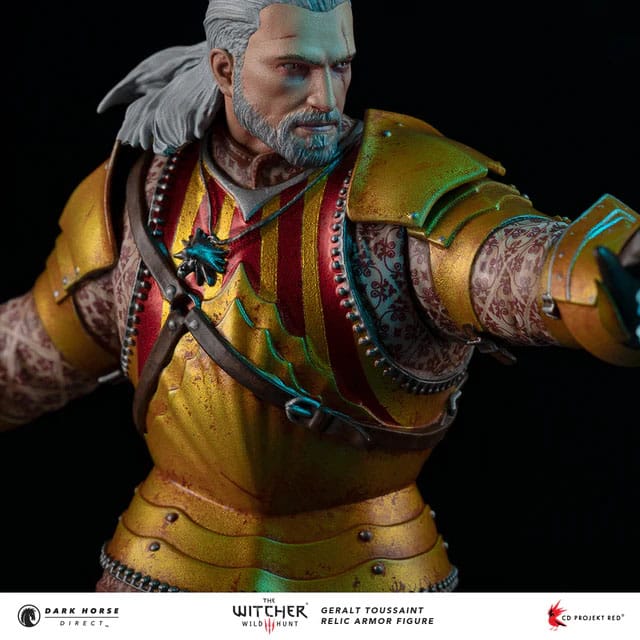 The Witcher 3 statuette PVC Geralt Toussaint Relic Armor 20 cm