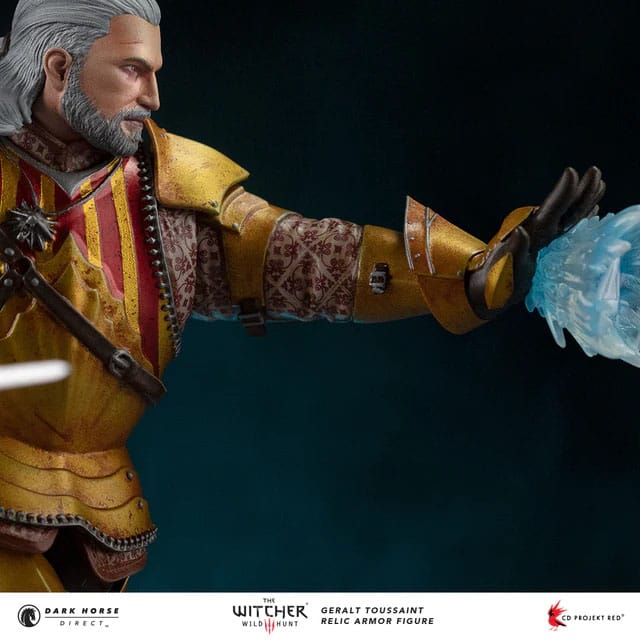 The Witcher 3 statuette PVC Geralt Toussaint Relic Armor 20 cm