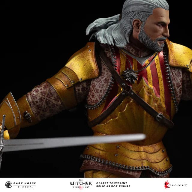 The Witcher 3 statuette PVC Geralt Toussaint Relic Armor 20 cm