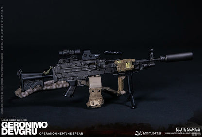 Modern Military figurine 1/6 Geronimo Devgru - MK46 MOD1 Gunner (Operation Neptune Spear) 30 cm
