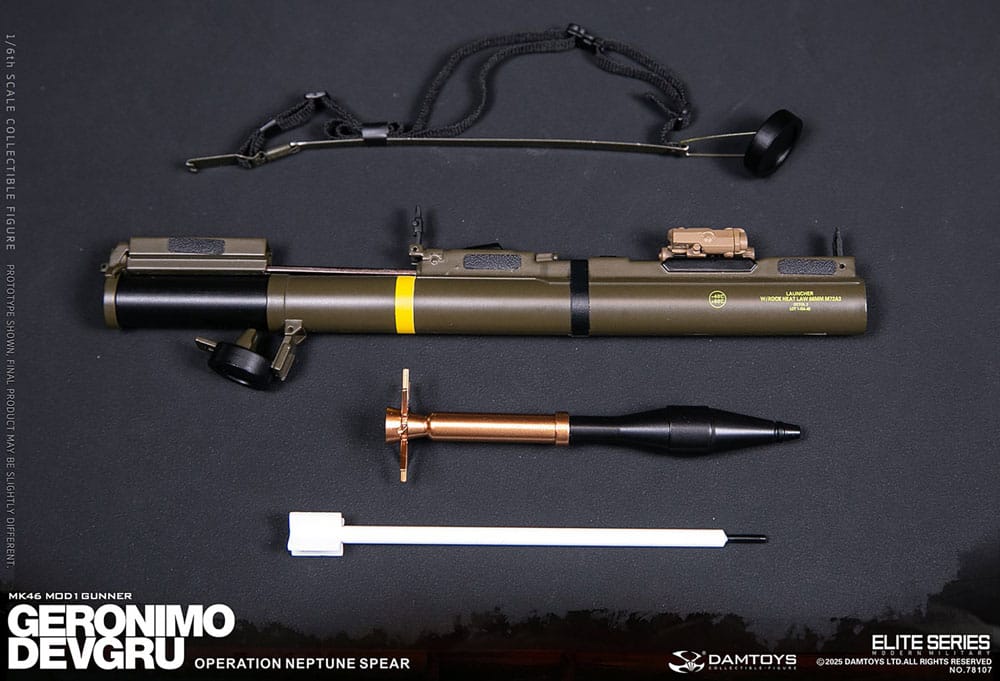 Modern Military figurine 1/6 Geronimo Devgru - MK46 MOD1 Gunner (Operation Neptune Spear) 30 cm
